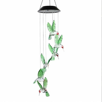 capteur solaire solaire 60 lm/w de carillon de vent du colibri 2700K