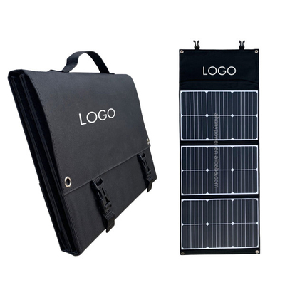 Panneau solaire pliable 60W de silicium monocristallin noir et blanc