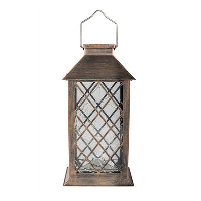 Le câblage cuivre extérieur actionné solaire de lanternes du jardin LED ficellent la lumière pendante extérieure imperméable