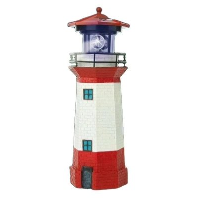 Lumière solaire 1.2V de Solar Powered Lighthouse de barrière de jardin de lumière de cadeau de la figurine LED
