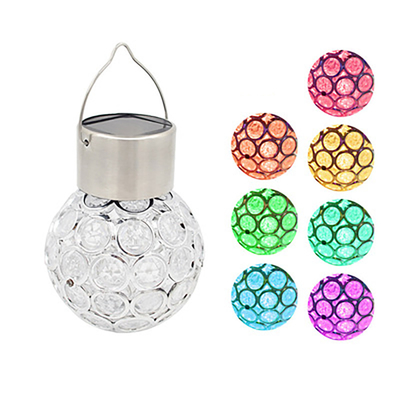 Lanterne solaire imperméable de LED accrochant la lumière extérieure légère de l'atmosphère de cour de jardin