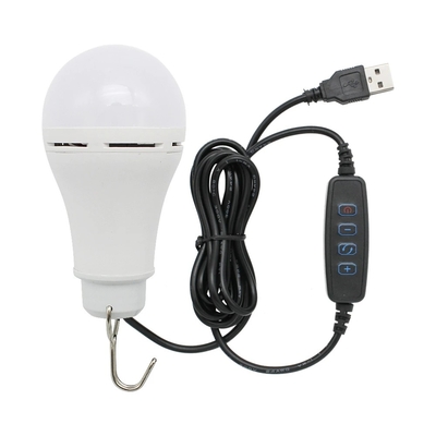 Lampe actionnée solaire réglable de secours de Dimmable d'USB LED d'ampoule de couleurs extérieures de la lumière 3