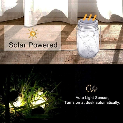 Noël extérieur décoratif de jardin de luciole décorative de puissance accrochant les quirlandes électriques solaires de LED