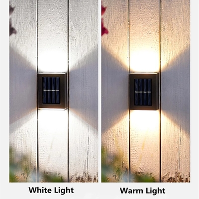 Lumière décorative menée solaire imperméable de mur de balcon extérieur de paysage de lumières de WINXU IP65