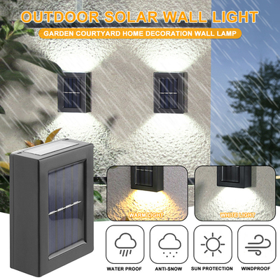 Lumière décorative menée solaire imperméable de mur de balcon extérieur de paysage de lumières de WINXU IP65
