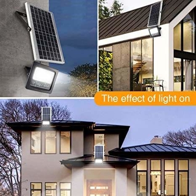 Réverbère solaire de LED 40w d'inondation de lumière de la Manche solaire extérieure de garage avec à télécommande