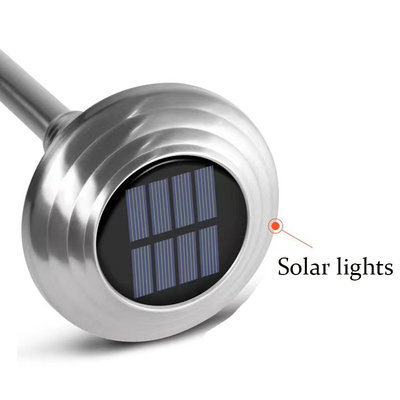 Le jardin solaire extérieur de LED allume les lumières multicolores du chemin 80lm solaires les plus lumineuses