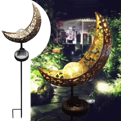 La lune solaire Sun de décoration de lumières de jardin de la cour extérieure LED tient le premier rôle la lumière imperméable de nuit