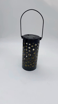 Lanternes solaires de cavité de fer pour la rétro décoration légère IP66 de chemin de terrasse de lune extérieure d'étoile