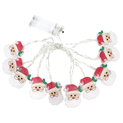 Les vacances solaires de lumière de cadeau de ficelle de décoration de Noël ornementent la boule 1.2V 600mAh de 2.5cm