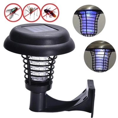 Insecte actionné solaire Zappers de lumière de mur de la lutte contre les parasites de pelouse de jardin MPPT LED