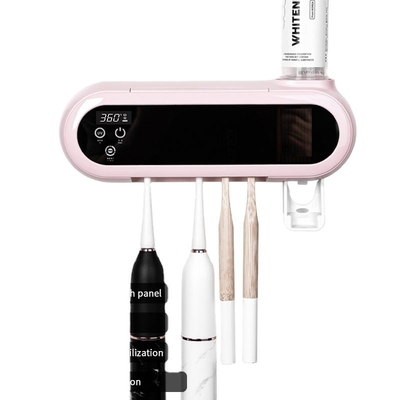 support solaire rechargeable de brosse à dents de la brosse à dents 2600mAh d'aseptisant fixé au mur UV de support