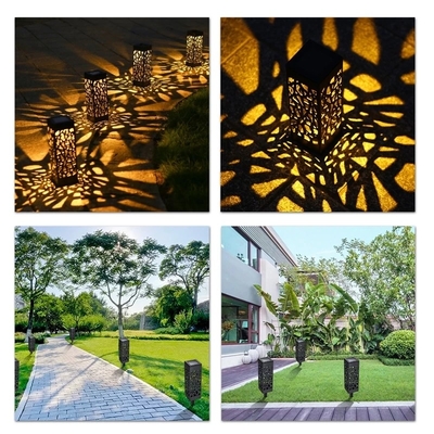 Le jardin solaire décoratif durable d'IP65 LED allume la lumière 1.2v 6000K de chemin de cavité de yard de pelouse
