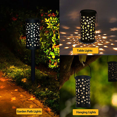 Les lumières solaires décoratives imperméables de jardin de LED tiennent le premier rôle la lumière 6000K de cavité de lune