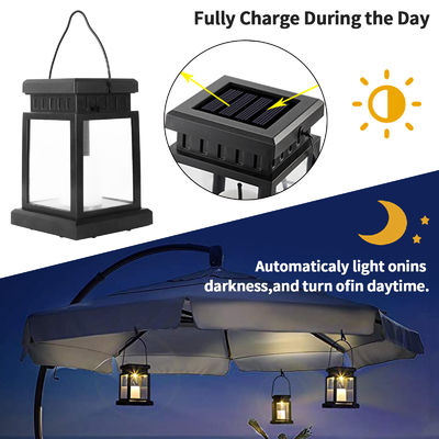 Le rétro jardin solaire de la lanterne 5LM allume l'aménagement imperméable accrochant extérieur de pelouse de patio de jardin