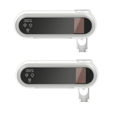 Support UV solaire rechargeable fixé au mur de brosse à dents avec la stérilisation UV