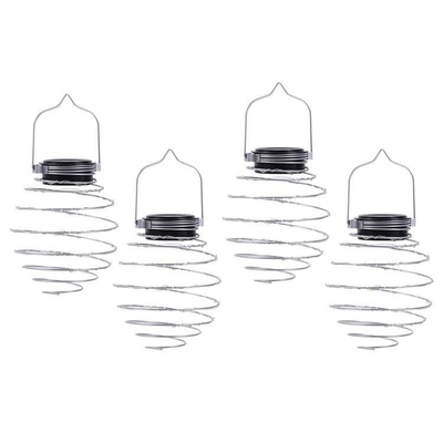 Le jardin solaire du câblage cuivre LED allume les lanternes solaires extérieures de fer léger solaire accrochant 2700K