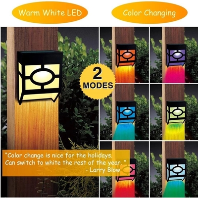 Le jardin solaire de Waterproof Wall Mounted de barrière allume des lumières de la nuit 2700K