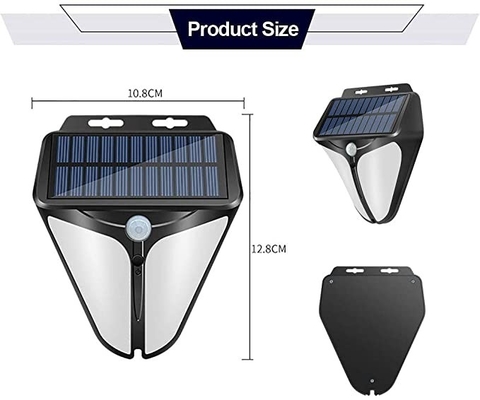 Lumière actionnée solaire 6000K de mur de la radio LED de garage de yard de DC6V avec 3 modes sélectionnables