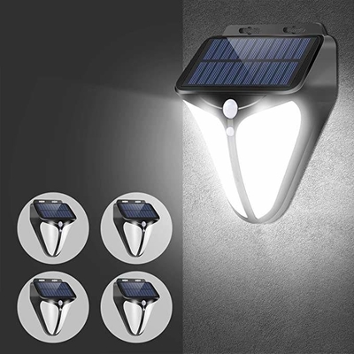 Lumière actionnée solaire 6000K de mur de la radio LED de garage de yard de DC6V avec 3 modes sélectionnables