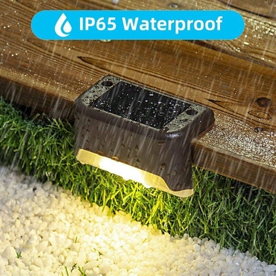 L'étape imperméable menée solaire blanche chaude de lumière d'escalier de SMD a mené la lumière solaire 10LM de plate-forme