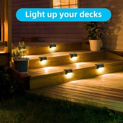 L'étape imperméable menée solaire blanche chaude de lumière d'escalier de SMD a mené la lumière solaire 10LM de plate-forme