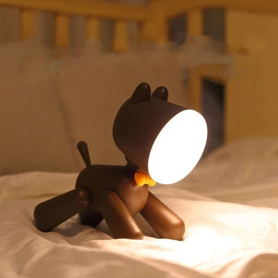 remplissage solaire d'USB de lumière de nuit de chien de la lumière LED du cadeau 3500K