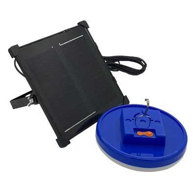 Tête solaire rechargeable de double de câble du panneau solaire 5m des lumières 5V/5W de secours