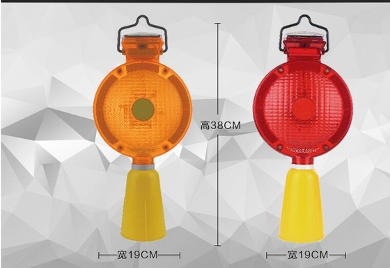 Taille menée solaire 38cm du diamètre 19cm de lumière de feux de signalisation de sécurité