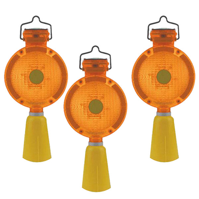 Diamètre actionné solaire rond imperméable 19cm 41*39*41cm de feux de signalisation
