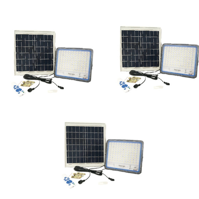 360LED 6500K 100 watts projecteur solaire extérieur IP67 imperméable de 200 watts