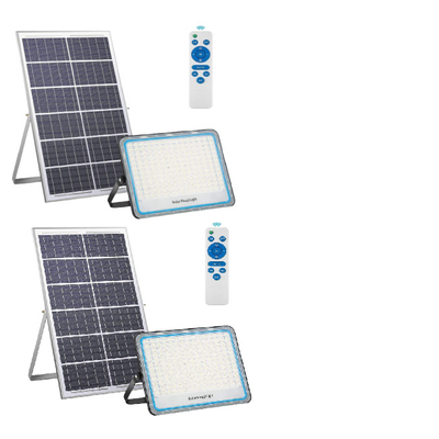 6500K la lumière d'inondation solaire de 50 watts IP67 imperméable 50w a mené le projecteur 3.7V blanc frais 1500mAh