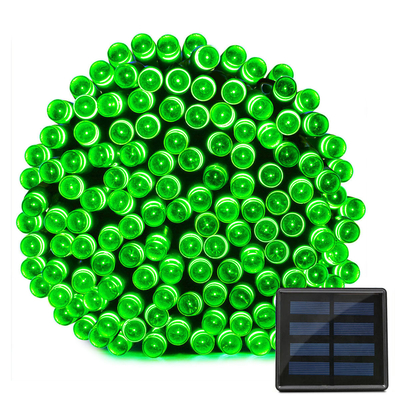 La ficelle actionnée solaire de Noël 1000cm LED allume la lueur de 100 LED/câblage cuivre de lueur imperméables