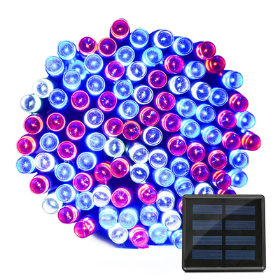 1000cm 200 lumières actionnées solaires de ficelle de la lueur LED de LED imperméabilisent IP65