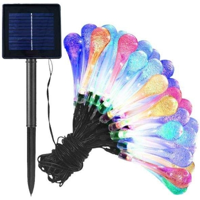 Partie à la maison de baisse de l'eau de WX-SDD-003 LED de quirlandes électriques d'OutdoorFor de patio solaire de jardin multicolore