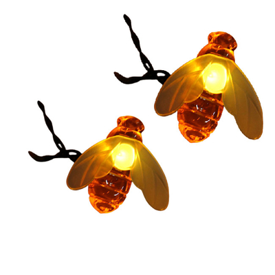 La ficelle actionnée solaire de l'arbre LED de vacances de Halloween allume l'étoile futée forment 20lm/w lP65