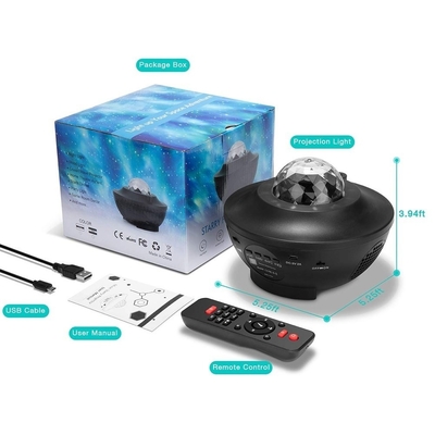 La pièce de projecteur de lumière de nuit de Galaxy Star de WINXU LED tournent le projecteur étoilé de galaxie de ciel