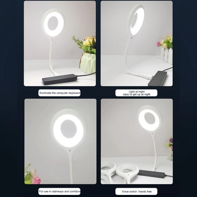 Lampes économiseuses d'énergie portatives de Tableau de nuit de lampe pliable d'étude de protection oculaire avec le port USB