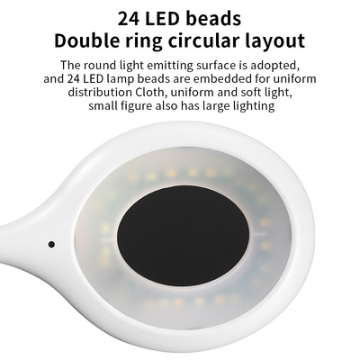 Lampes économiseuses d'énergie portatives de Tableau de nuit de lampe pliable d'étude de protection oculaire avec le port USB