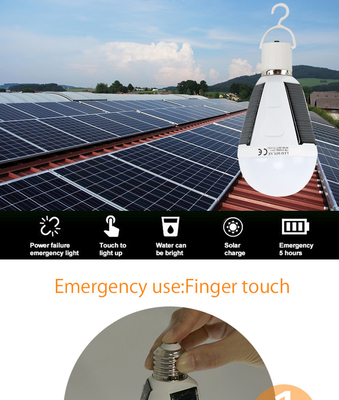 Lumières solaires portatives USB de secours rechargeable pour la hausse de camping d'échec de coupure électrique