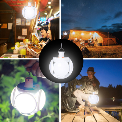 Lumière se pliante de recherche de charge d'USB de lampe de ballon de football de LED pour le camping