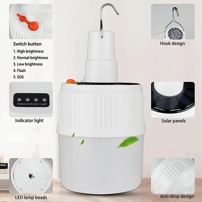 Le jardin solaire de l'ABS LED allume l'urgence campante extérieure de ménage