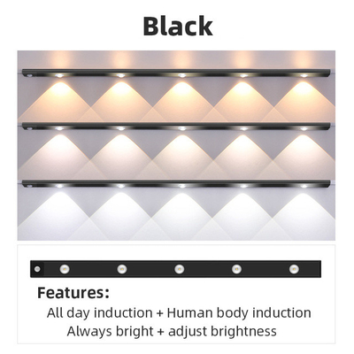 lumière ultra mince USB sans fil de 20cm 30cm 40cm 60cm LED rechargeable