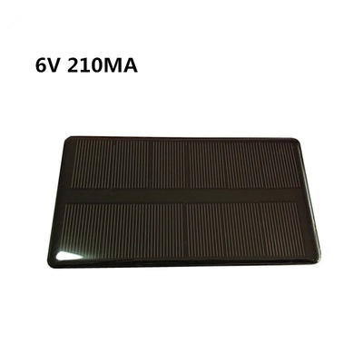 chargeur de panneau solaire de 80*45mm 5V polycristallin 60MA pour Mini Generating Electricity