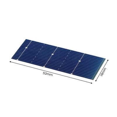 système monocristallin de chargeur de panneau solaire de 52*19mm 0.5V 0.24W pour portatif photovoltaïque