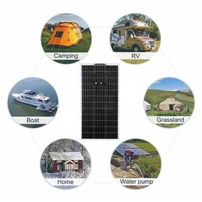 200W panneau solaire Kit Battery Charger pour les cellules flexibles portatives de la batterie 12V