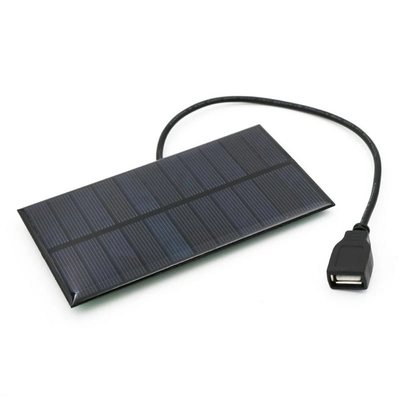 énergie solaire du chargeur 1.65W de sortie solaire du panneau solaire 76*133MM facturant le dispositif chargé par USB campant extérieur de téléphone portable