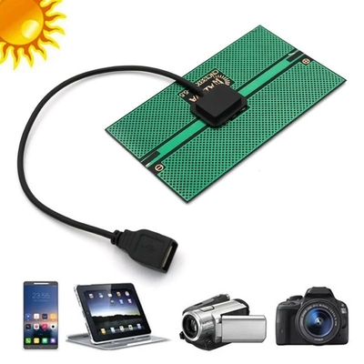 énergie solaire du chargeur 1.65W de sortie solaire du panneau solaire 76*133MM facturant le dispositif chargé par USB campant extérieur de téléphone portable