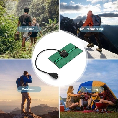 énergie solaire du chargeur 1.65W de sortie solaire du panneau solaire 76*133MM facturant le dispositif chargé par USB campant extérieur de téléphone portable