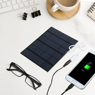 Système solaire du chargeur DIY de panneau solaire de polysilicium pour la banque de puissance de téléphone